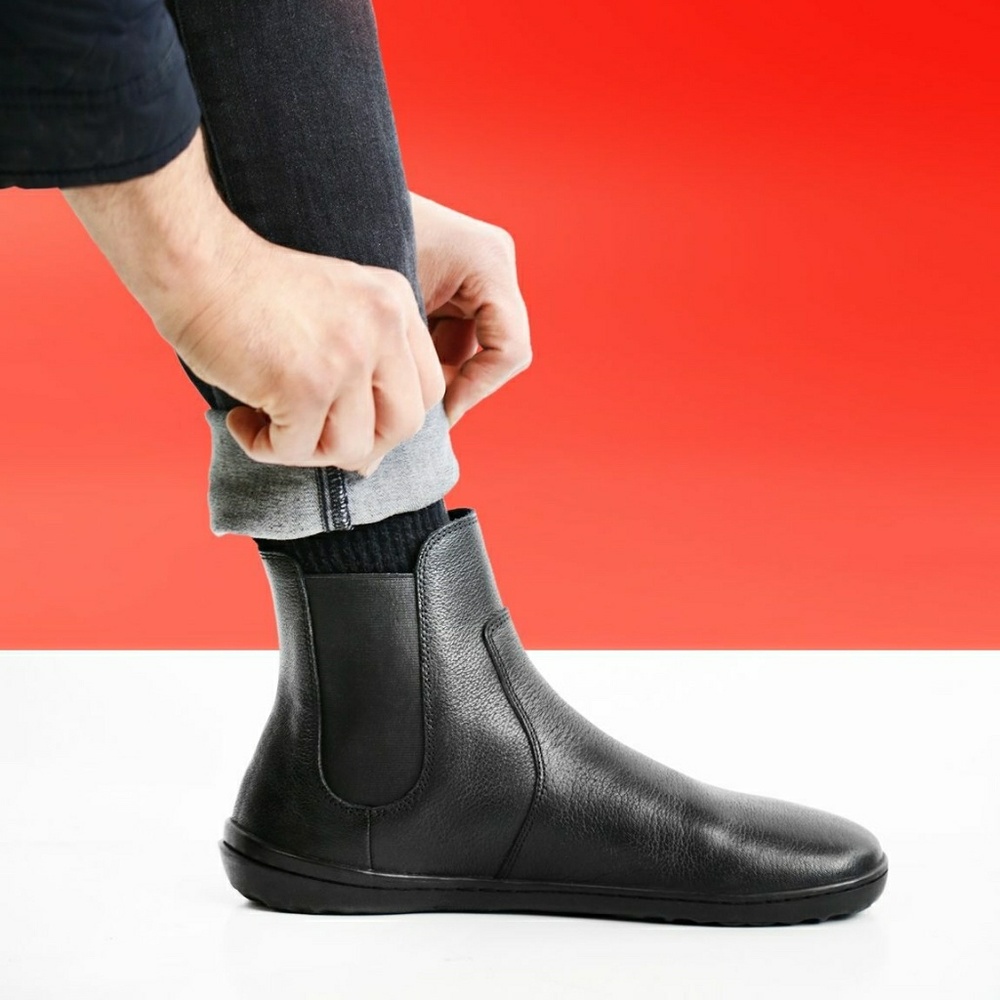 Vivo Barefoot Fulham Womens Black boots